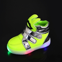 Autumn Winter Warm Children Shoes With Light Candy Color Led Shoes kids Sneakers Boys Girls Chaussure