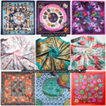 90cm 90cm Free Shipping 2016 Big Size Silk Square Scarf Women Fashion Brand High Quality Imitated