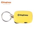 KingCamp flashlight camping outdoor 2LED Mini Dynamo Keychain Torch yellow for Hiking Gift