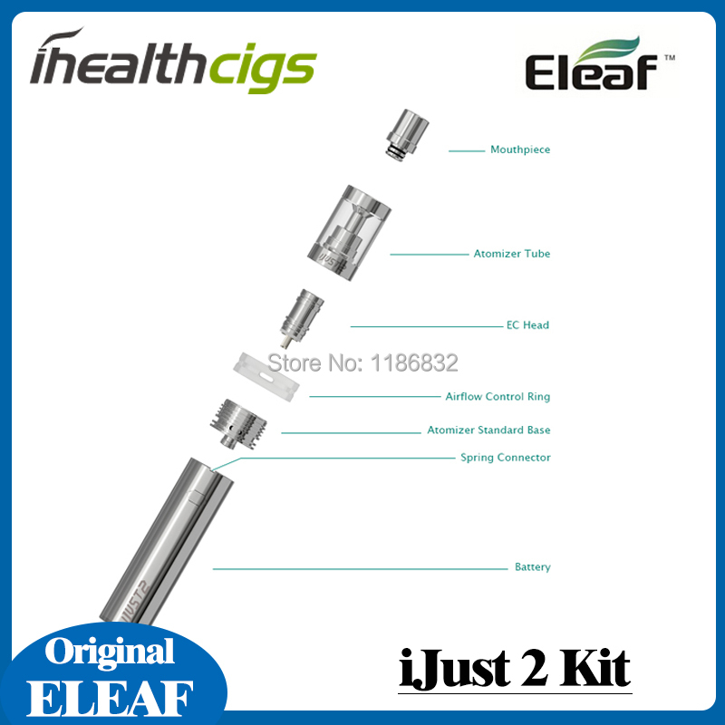 In stock Original Eleaf iJust 2 Kit 5 5ml 0 3ohm sub ohm 2600mAh Capacity 30W