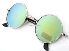 Unisex Hippie Shades Hippy 60S John Lennon Style Vintage Round Peace Sunglasses