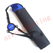 archery quiver bag hunting bow arrow quiver blue arrow case to set compound bow or recurve