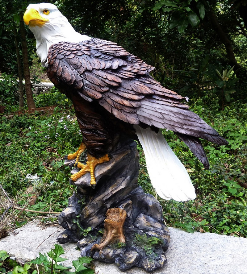 large resin eagle statues