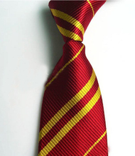 New Arrival 4 stylel Handsome Men Silk Neckties Fashion Wedding Brand Man neck ties striped Harry Potter Design neckwear 1 Pcs
