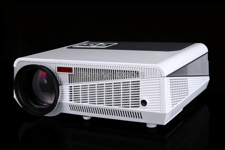 New 5600 Lumens Intelligent Projector WiFi Android 4 4 LAN Digital Video LED Projector Full HD