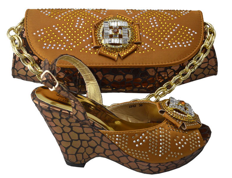 wholesale-Italian-ladies-shoes-and-bags-set-high-quality-African-shoes ...