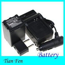 Горячая 1 шт. VW-VBN390 VW VBN390 VWVBN390 аккумуляторная камера аккумулятор + автомобильное зарядное устройство + зарядное устройство для Panasonic HDC-TM900 HDC-SD800 HC-X900