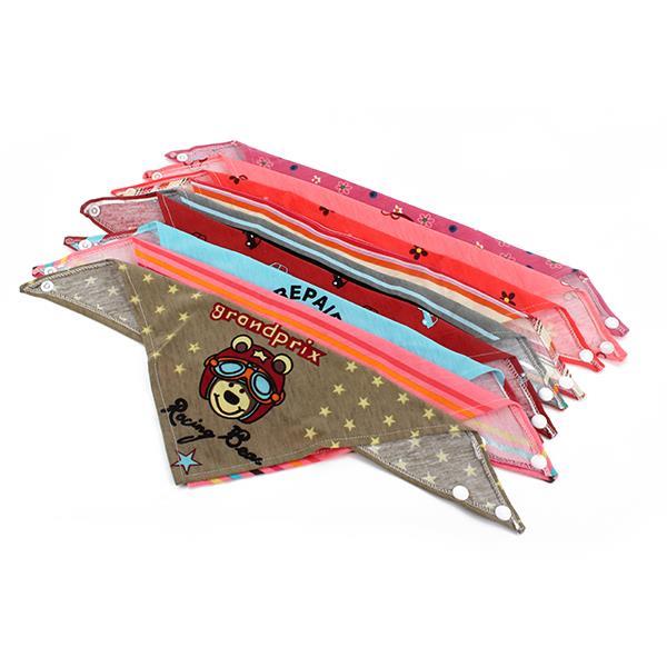 Cute Infant Baby Soft Triangle Bibs Kids Head Scarf Bandana Saliva Towel Dribble