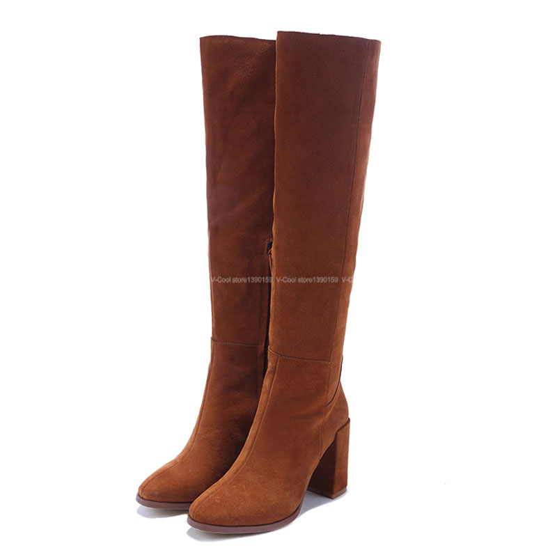 knee high boots for fashion knee high boots 2016 genuine suede leather shoes knee high boots for fashion knee high boots 2016 genuine suede leather shoes