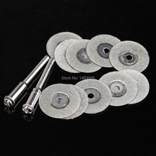 High Quality 10X 20mm Emery Diamond Coated Double Side Cutting Discs with 2 Joint Lever  High Quality