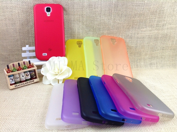 Plastic Thin Slim Matte Cover For Samsung Galaxy S4 mini Soft Case Phone Protect Cover Skin
