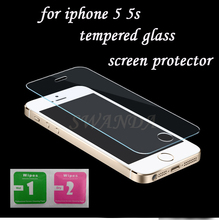 For iphone 5 Tempered Glass for iphone 5 Screen Protector for iphone 5s Glass 9H2.5D 0.3mm Tough Screen Film for iphone 5 Glass