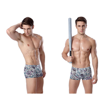 The new man sexy boxer pants sell like hot cakes Printing underwear Bamboo fiber breathable and comfortable underwear