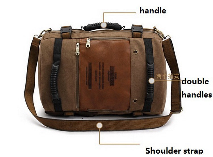 Military Tactical Backpack Men Large Capacity Multifunctional Fashion Canvas Backpack Shoulder bag men messenger travel bag (6)