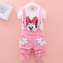 Vestidos New baby clothing spring fall boys&girls clothes baby tracksuit brand sets 2PCS cotton long sleeve hoodies+pants suits