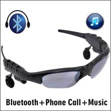 Newest Hands-free smart Bluetooth 4.0 optical google glasses Headset Sports Hi-Fi Stereo Music Headphones for Cellphone