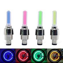 LED Flash Tyre Light Valve Cap Light Bike Bicycle Motorcycle Car Wheel Light 2pcs Per Blister Packing LED Tyre Light