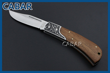 CABAR 2015 New Arrival 95 75 mm Single Blade Hunting Camping Diving Outdoor Knife Top Quality
