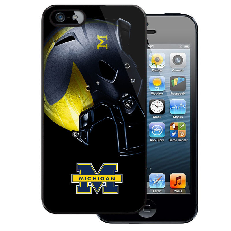 Michigan Wolverines Football Helmet Logo tpu cellphone case cover for 5