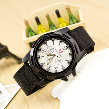 HOT sale 2015 new Luxury Analog TRENDY SPORT MILITARY STYLE WRIST WATCH men 4 colors Nylon