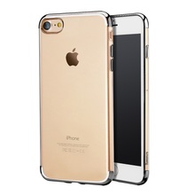 BASEUS for iPhone 7 4.7 inch TPU Mobile Phone Bag Electroplated Soft TPU Back Cover Phone Cases for iPhone 7 Shell- Hot Selling