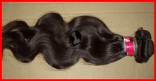 Queen Hair Products High Quality Natural Hair Extension, Body Wave 1 Piece/lot, 14″-26″ Machine Weaving Hair Weft