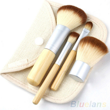 Hot selling Women 5pcs set Hot Selling New BAMBOO Makeup Brush Set 5pcs Make Up Brushes