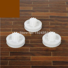 20 unids plástico polea polea 15 mm blanco polea con 10T2B gear para DIY alta calidad
