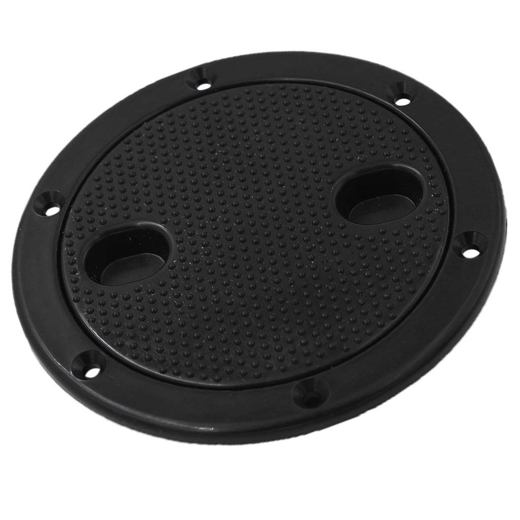 Black 4 Inch Access Hatch Round Inspection Hatch Cover for Boat & RV Marine