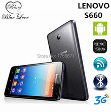 Free Shipping Original Lenovo S660 Mobile Phone MTK6582 Quad Core Smartphone Android Cell Phones 1GB RAM 8GB ROM QHD IPS