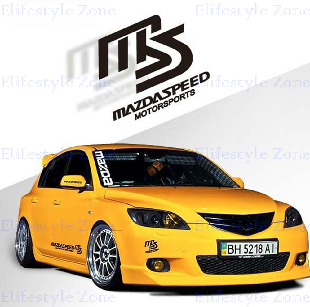 Купить Авто наклейки автомобиля тела Термоаппликации ms mazdaspeed  motorspeed для mazda 2 mazda 3 mazda 5 mazda 6 в интернет-магазине с  бесплатной доставкой из Китая, низкие цены | Nazya.com