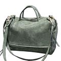 2016 New Arrive Women Shoulder Bag Nubuck Leather Vintage Messenger Bag Motorcycle Crossbody Bags Women Bag