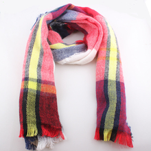 2016 New Autumn Winter Children’s Cashmere tartan plaid Scarf Kids Boys Girls Designer Bufandas blanket Scarves Shawls FEAL S240