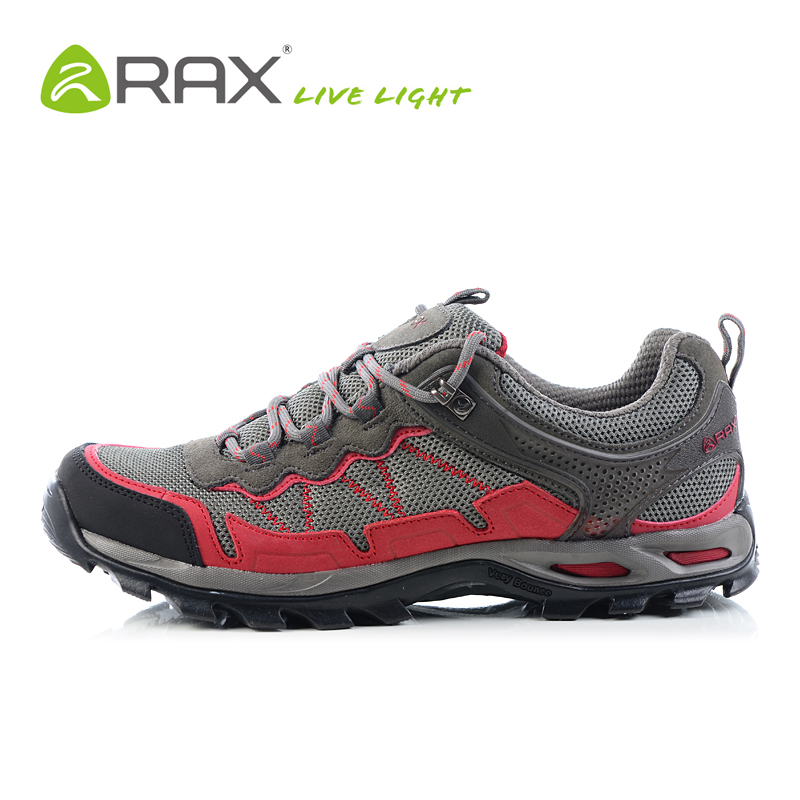 Rax Summber Breathable Hiking Shoes Men Outdoor Mesh Trekking Shoes Lightweight Antiskid Walking Shoes Size 39-44