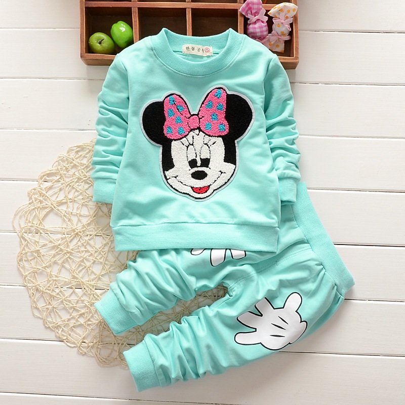 Free Shipping 2016 New Fashion Baby Boys Girls Clothing Set Cotton T shirt Pants 2pcs Infant