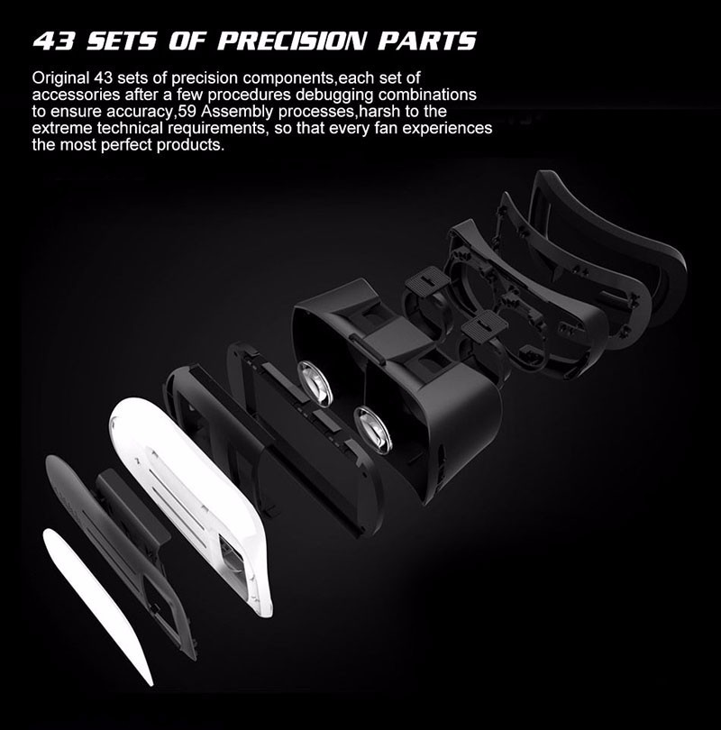 VR BOX 2 ND New 2nd Generation 3D VR BOX II 3D Glasses Upgraded Edition Virtual Reality Glasses Google Glasses + Bluetooth Remote Control (5)