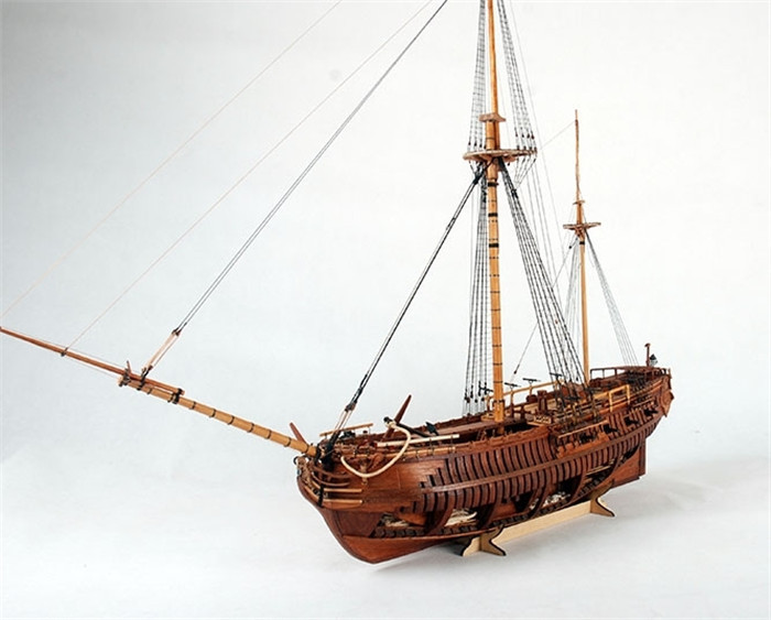  ketch La Salamandre 1752 sailboat Wooden model kits Picture in Model