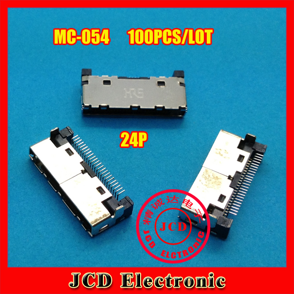 MC-054 100PCS/LOT for micro 24P phone charging tail port data port,USB jack connector,For PAD