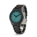 BOBO BIRD Unique Luxury Brand Black Sandal Wooden Mens Quartz Watches Fashion Natural Wood Watch