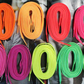 2 Pair Length 120cm Casual Shoe Laces Polyester Silk High Brightness Multi Color Shoelace Flat Shoelaces
