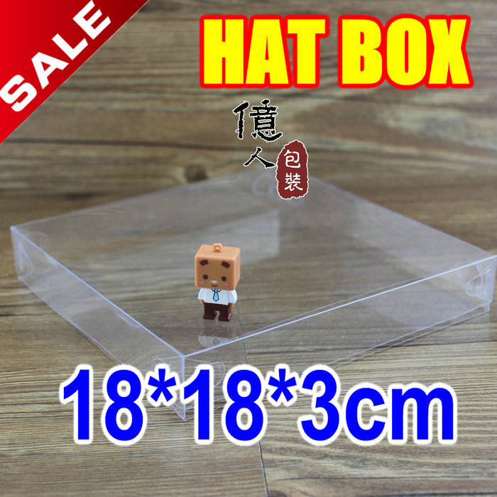 Compra caja de plástico sombrero online al por mayor de China