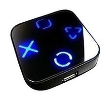 Blues Mirror 4 USB Port Hub LED Light USB Deconcentrator for Mobile Phone Computer Tablet Laptop