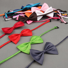 New Formal commercial bow tie male solid color marriage bowties for men candy color butterfly cravat