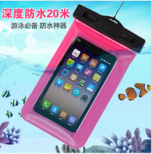100% Sealed Waterproof Bag Case Pouch Phone Cases for iPhone 6/6 Plus/5S Samsung Galaxy S6/S5/S4/ Samsung Note 2/3/4 Most Phones