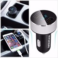 Portable Mini Dual USB Car Autos Charger Adapter With LCD Display For Samsung S6 S7 Note