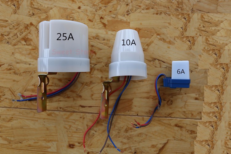 Newest 220v 25a Dusk Till Dawn Automatic Photocell Light