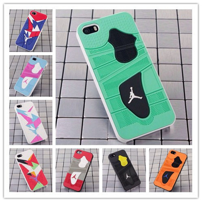 3D Jordan Shoe Sole PVC Rubber Case For iPhone 5 5S Hot sale Jumpman 14