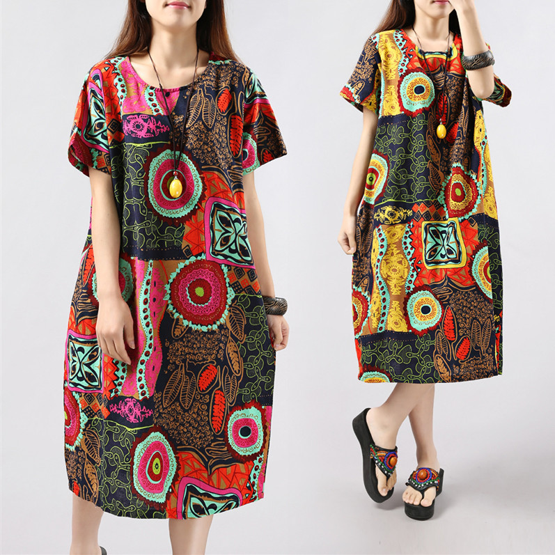 Linen dress spain