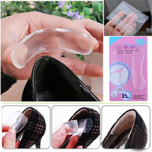 1 Pair Women’s Silicone Gel Back Heel Cushion Foot Care Shoes Pads Shoe Insoles