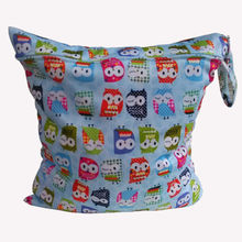 Baby Protable Nappy Reusable Washable Wet Dry Cloth Zipper Waterproof Diaper Bag